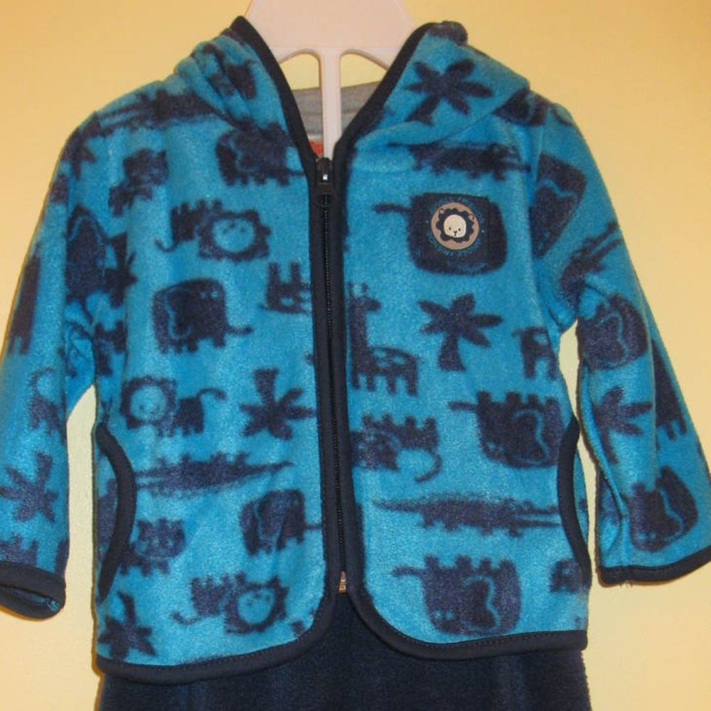 Hoodie Suit Two Piece Navy Blue Infant Boy or Girl 3 - 6 Months New